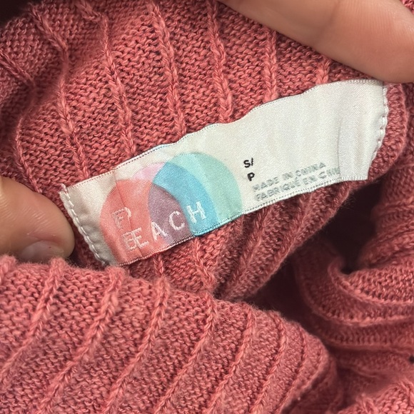 Free People Beach Solari Sweater Dress cotton size S - Picture 3 of 8